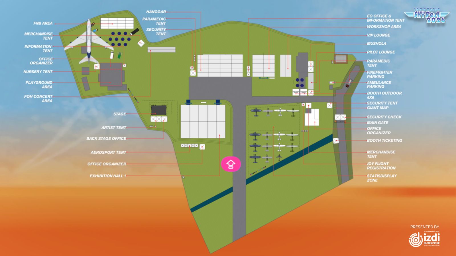 Floor Plan Indonesia Skyfest 2026
